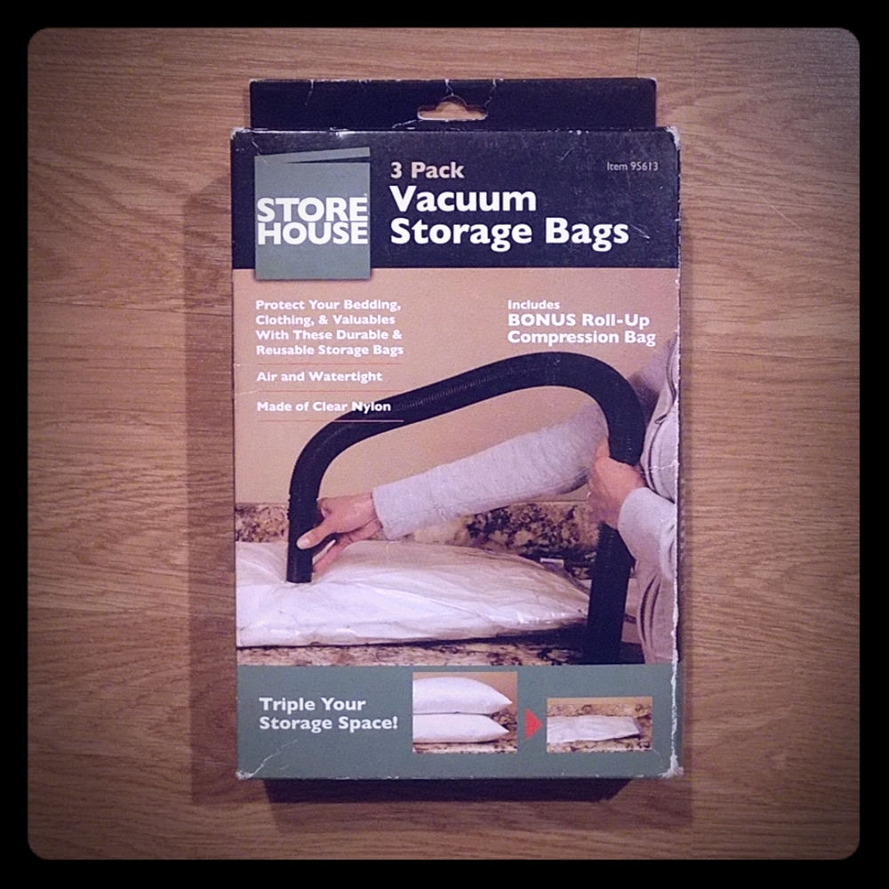 Three Pack Vacuum Storage Bags